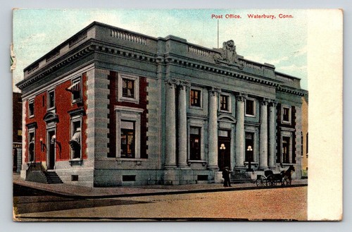 1912 waterbury post office - waterbury,