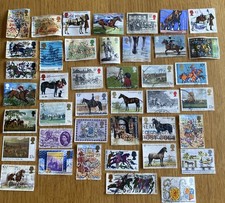 40 HORSE GB Used Stamps Off