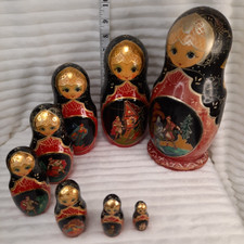 SET OF 8 VINTAGE RUSSIAN