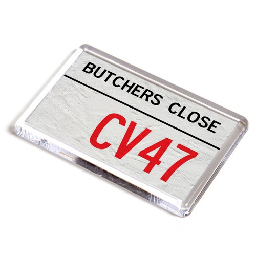 Fridge magnet butchers close - fridge,