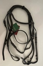 New Full Black Leather Shires