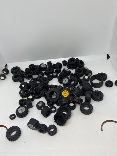 100 vintage lego tyres - 100, and