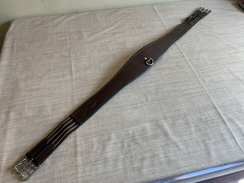 Brown leather padded - brown,
