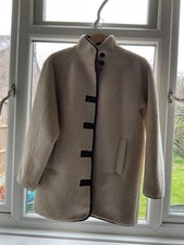 SMALL BEIGE JACKET WITH BROWN