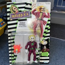 Vintage 1989 Kenner Beetlejuice Spinhead Beetlejuice Action Figure – Carded MOC