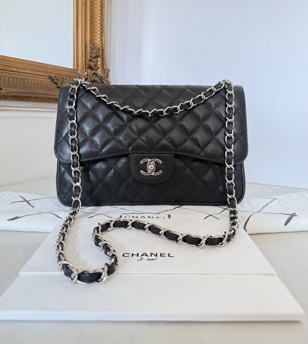 Chanel caviar double - flap, bag