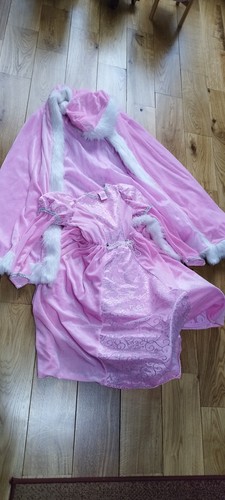 Girl pink princess fancy dress - pink,