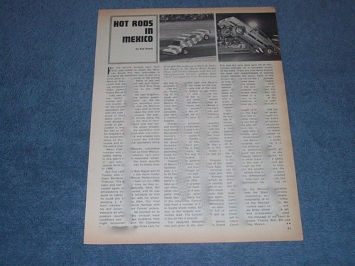 1967 drag racing exhibition - drag, at