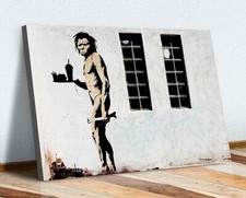 BANKSY FAST FOOD CAVEMAN