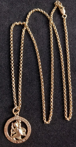 9ct heavy gold vintage - , st
