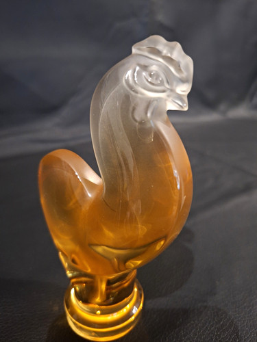 Lalique bnib glass rooster - lalique,