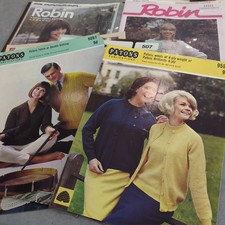 Vintage Knitting Patterns 19/60/70 Large Bundle + Binder