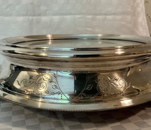 Silver plated wedding cake - plated,