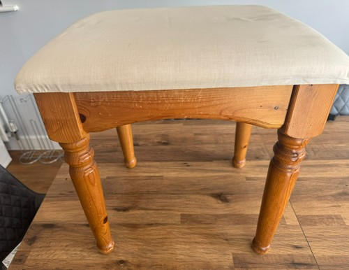 Solid pine dressing table - pine,