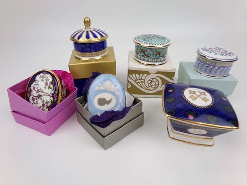 British royalty trinket boxes - trinket,