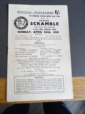 Scramble Meeting Programme
