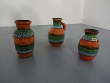 Vintage Ceramic Vases from Bodo Mans for Bay Ceramics
