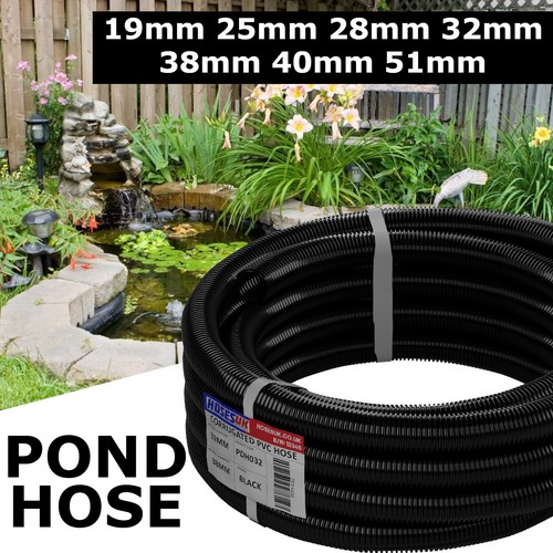 Black corrugated flexible pond - corrugated,