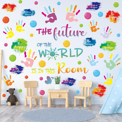 Colorful inspirational wall - colorful,