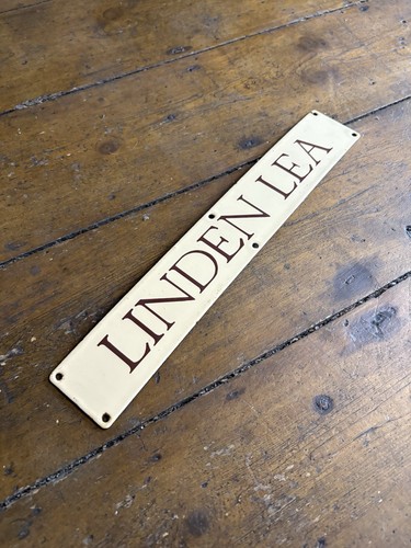 Vintage enamel sign - vintage,