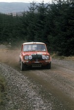 Mini clubman BRC Rally Car 1971 Racing Old Photo 1