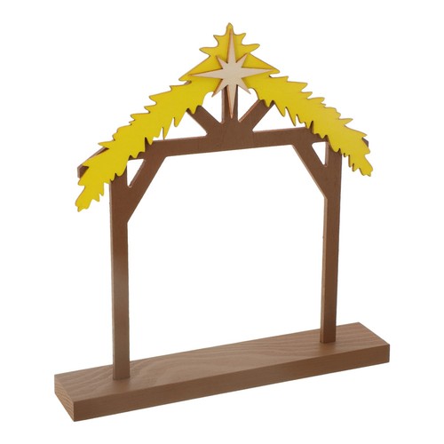 Christmas wooden nativity - christmas,