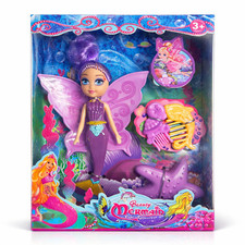 Mermaid Doll Toy Set with