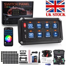 RGB 8 Gang Switch Panel LED