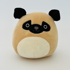 Squishmallow Squishmallows Prince The Pug USED Kellytoy Soft Toy Plush 2018 5”