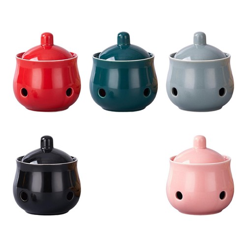 Garlic keeper with lid - with, onion