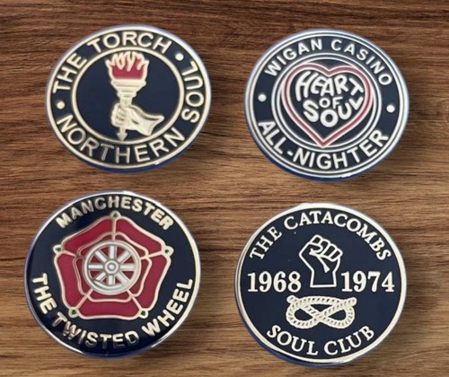 Northern soul badge set - northern,