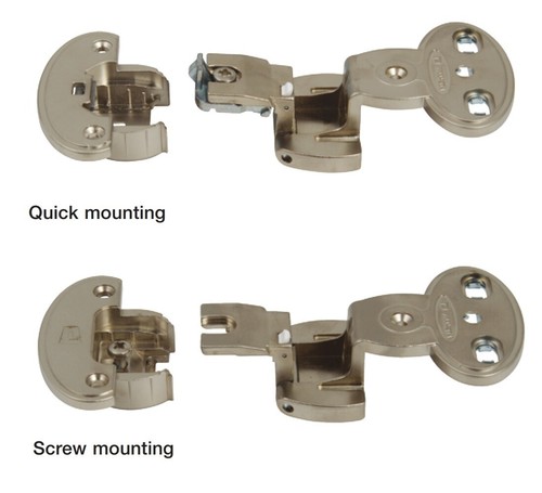 Exposed axle hinge - exposed,