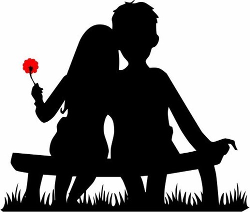Love couple romance - couple, decal