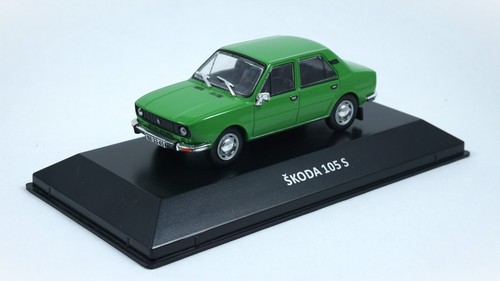Skoda 105 1978 green - skoda, s