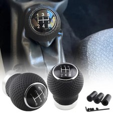 Black Leather Car 5 Speed Gear