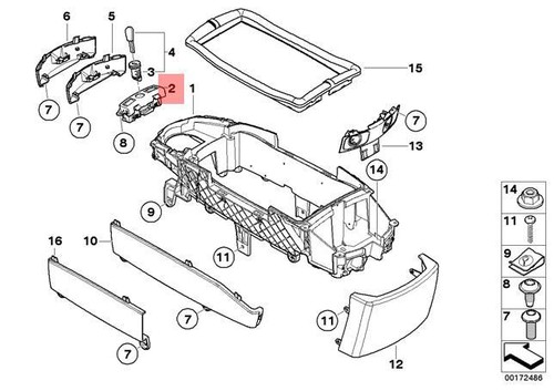 Genuine bmw e65 - e67, front