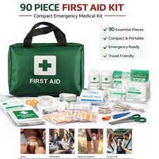 90 PIECE FIRST AID KIT BAG