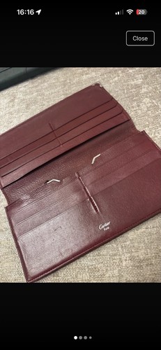 Cartier leather long wallet - leather,