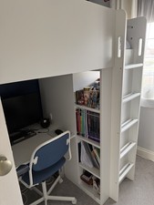 IKEA SMÅSTAD Loft Bed with Desk, Wardrobe, Drawers, Mattress, Chair -LAST CHANCE