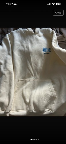 Cream white fox jumper - white,