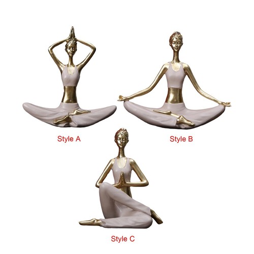 Yoga statues figurines - statues,