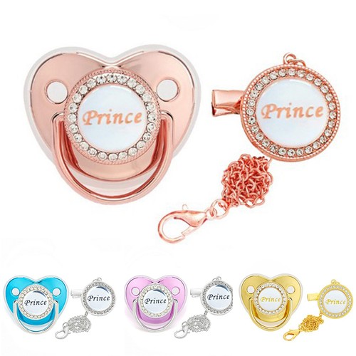 Baby pacifier rhinestone - pacifier,