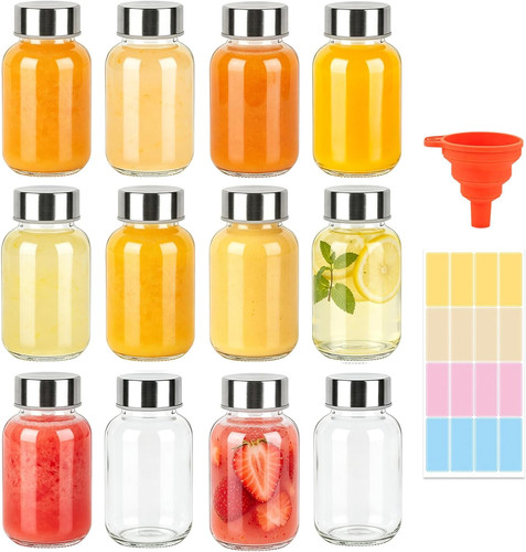 5oz small glass juice bottles - glass,