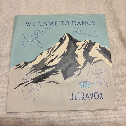 Rare signed 4 ultravox - 4,