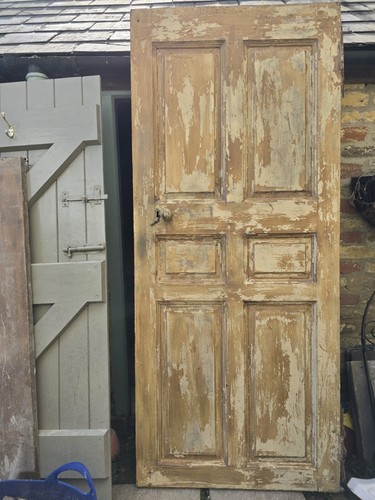 Door reclaimed pine georgian - door,