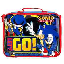 SONIC Children Lunch BAG Pack Box Bag Kids Boys Girls School Food Picnic NEW