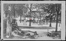 Old Black & White Photo Glass
