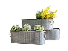 DIPAMKAR Set of 3 Galvanised