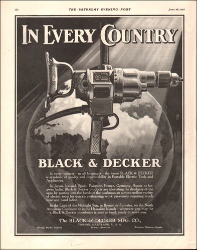 1930 vintage black - 1930, decker