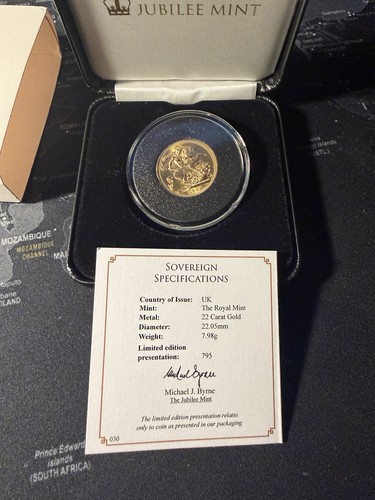 Full gold sovereign - full,